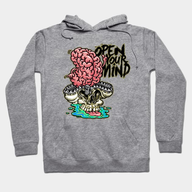 Open your mind Hoodie by KKTEE